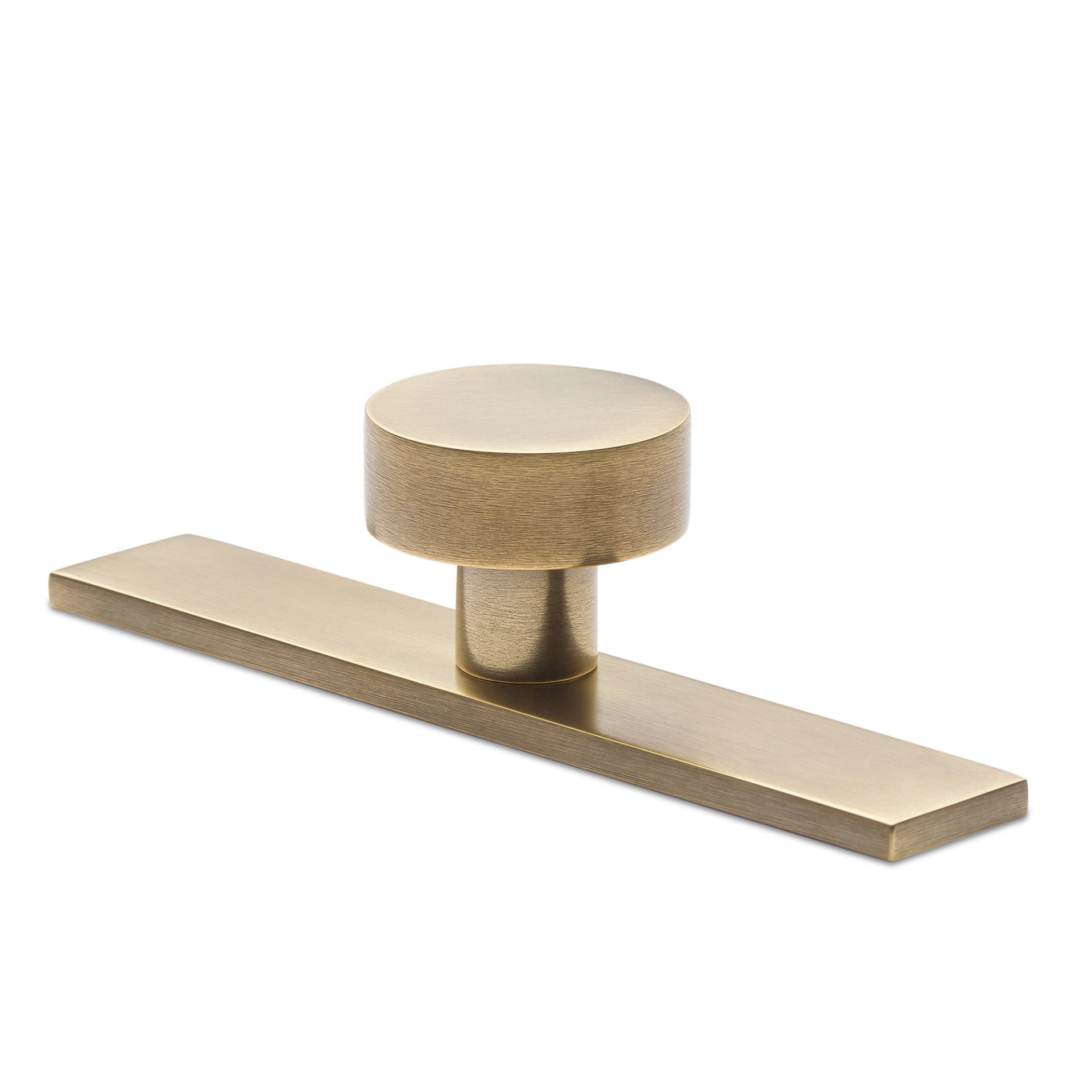 SK/3012 Round Knob on Rectangular Backplate