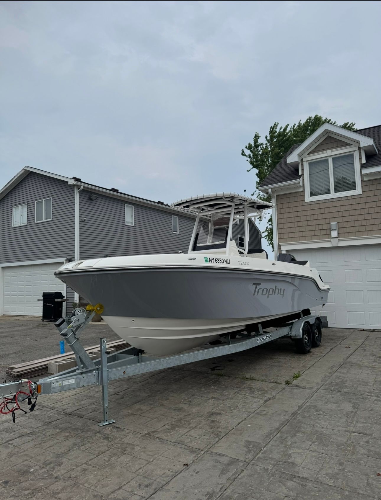 Boat we recently did an interior and exterior detail on