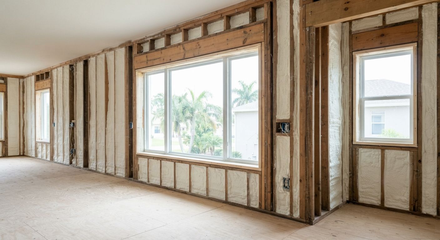 Port Saint Lucie Spray Foam Pros closed cell insulation work