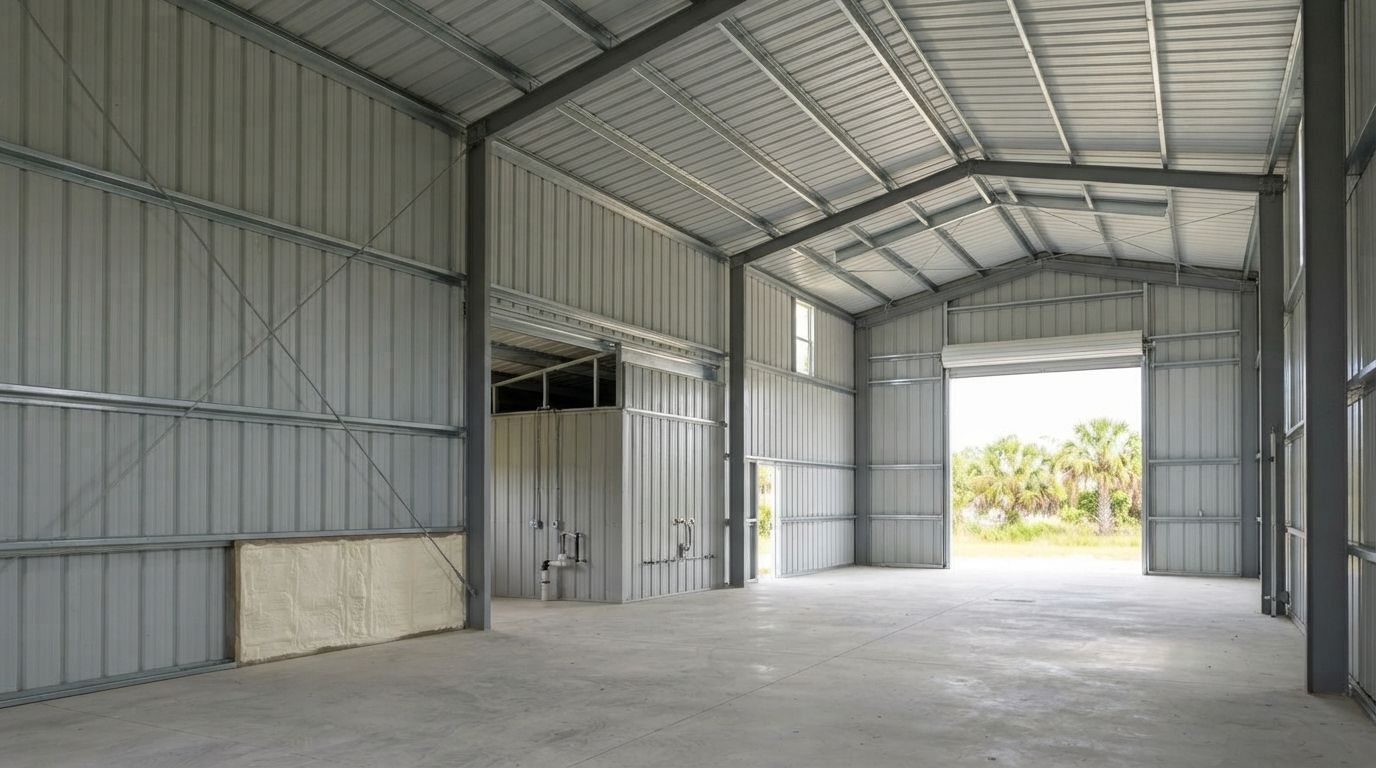 Factors affecting metal building insulation costs in Port Saint Lucie Florida