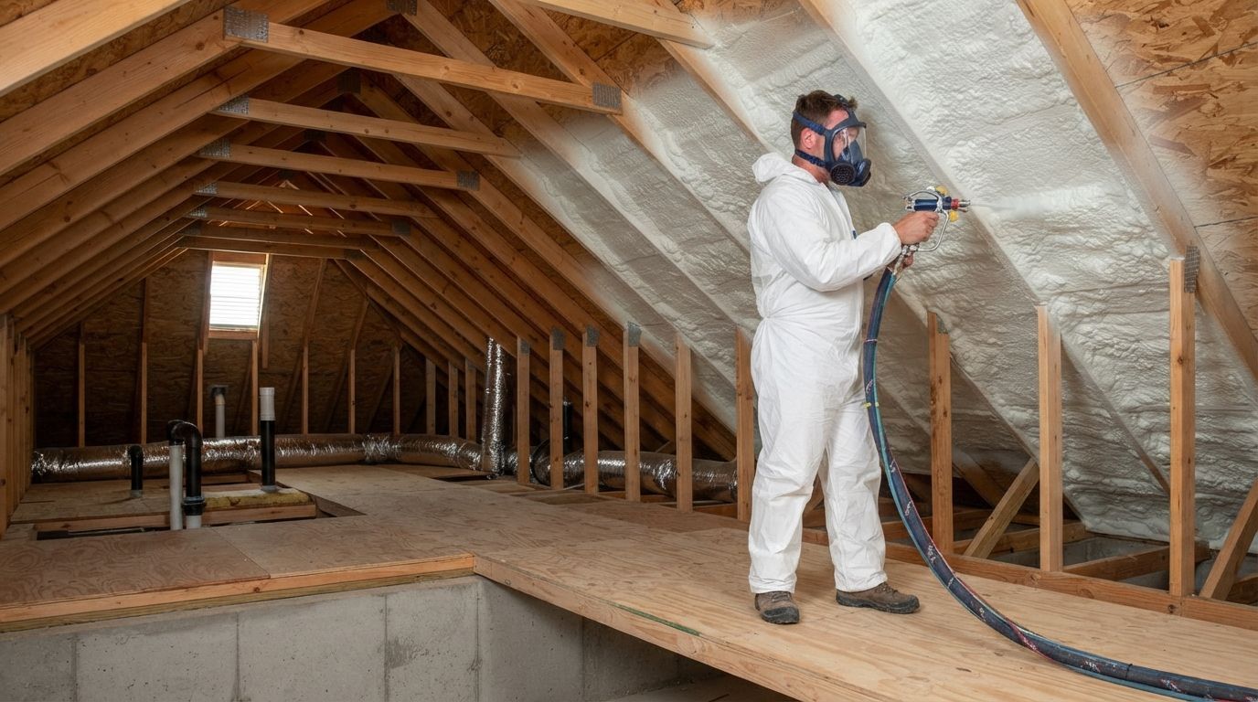 Professional attic insulation installation in Port Saint Lucie Florida