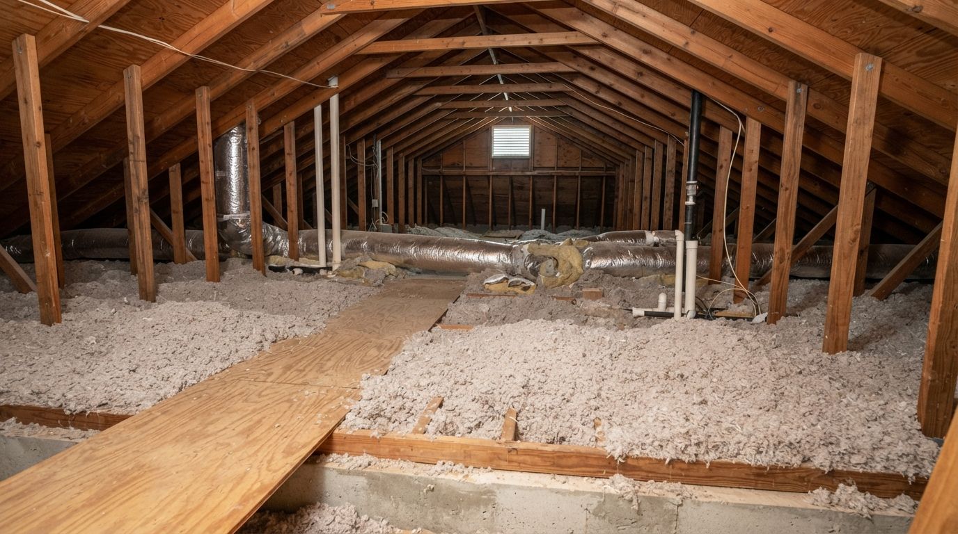 Signs an attic needs more insulation coverage in Port Saint Lucie Florida