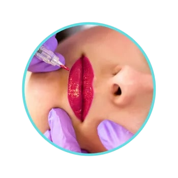 Lip Blush permanent makeup procedure in Pittsburgh by Effortless Beauty PGH.