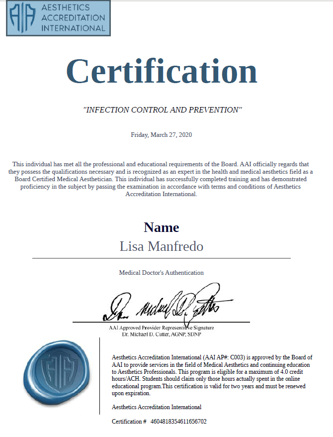 Certification