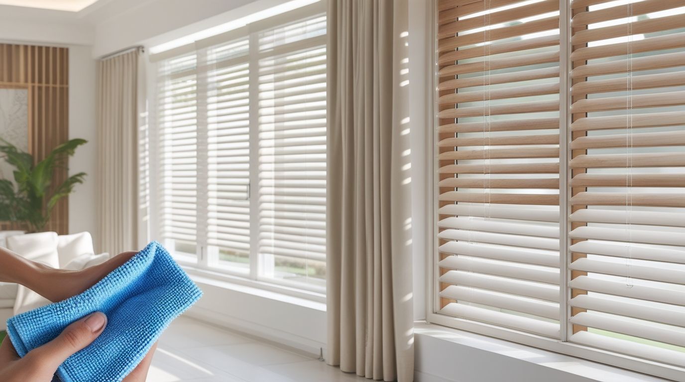 How Do I Clean Faux Wood Blinds