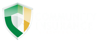 A green and yellow shield on a white background.