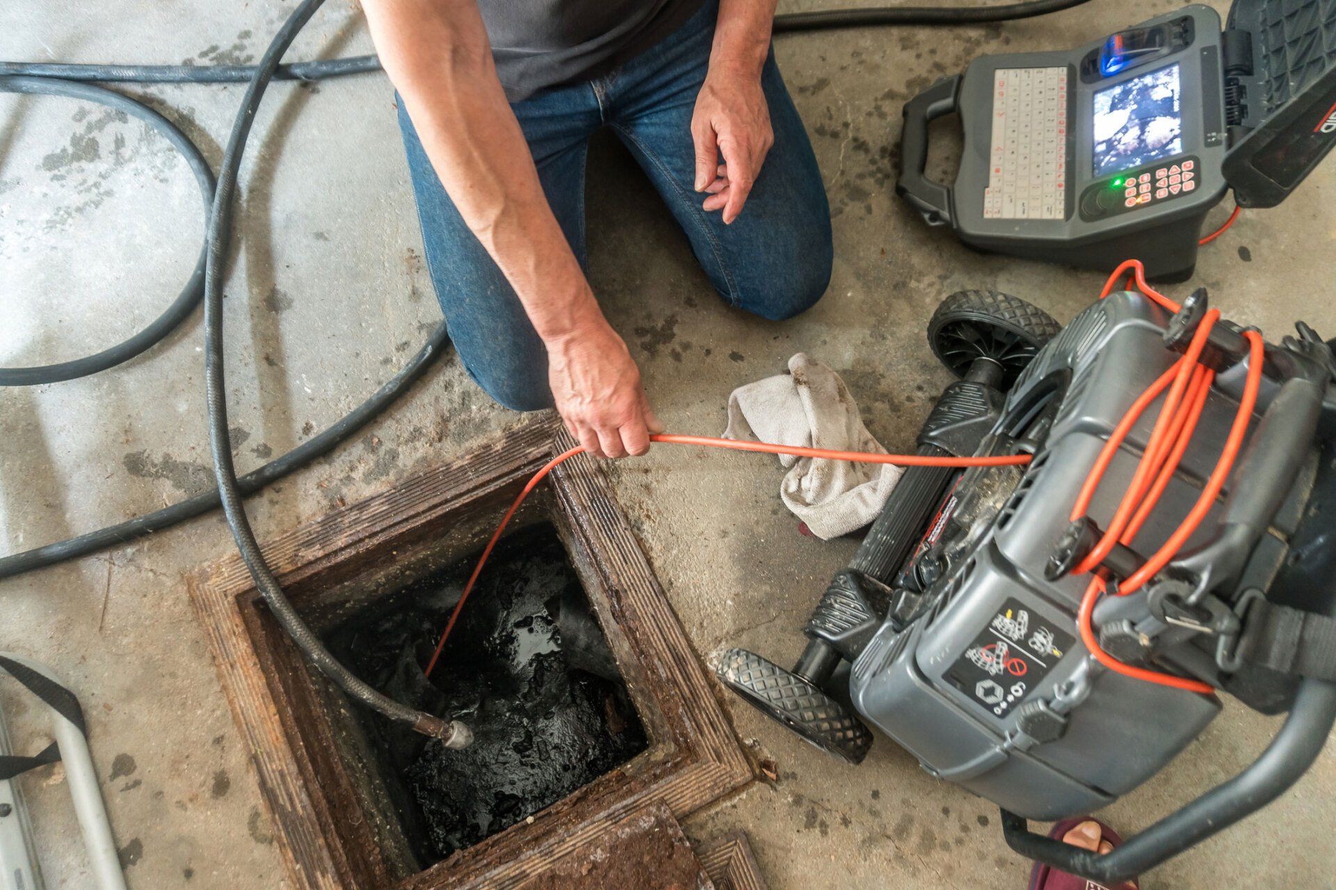 Inspecting Home Sewer Pipe | Cuyahoga, OH | All County Drainage Contractors
