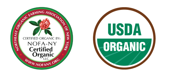 USDA and NOFA-NY organic seals