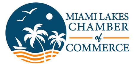 The logo for the miami lakes chamber of commerce