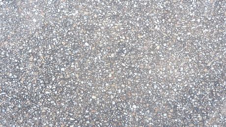 Exposed aggregate patio