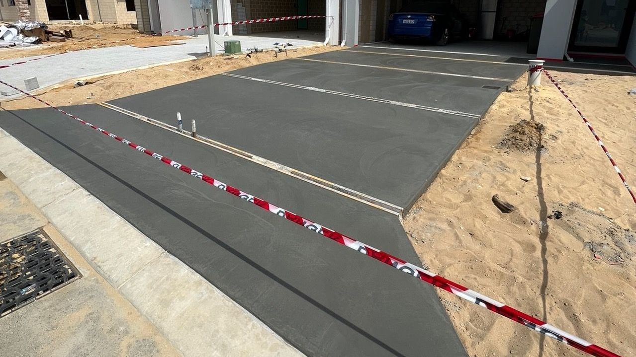 Exposed Aggregagte Driveway mix in the City of Rockingham