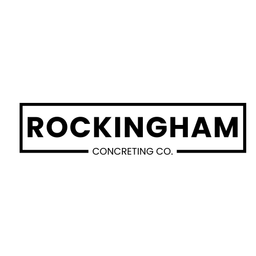 Rockingham Concreting Co. logo in black text inside a rectangular border on a white background