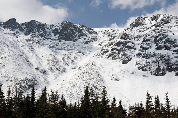 white snowy mountains