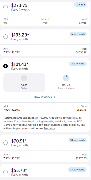 A screenshot of a paypal account on a cell phone.