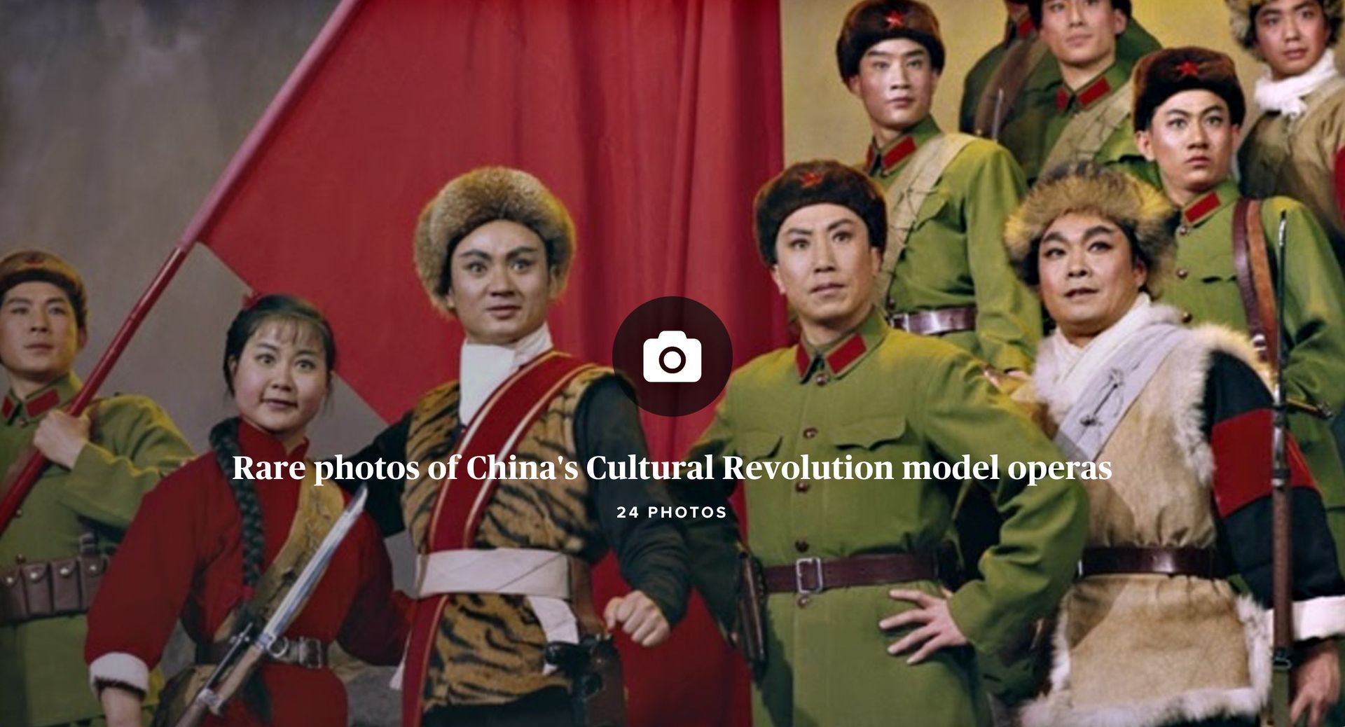 Photographer Zhang Yaxin and Madame Mao’s model operas