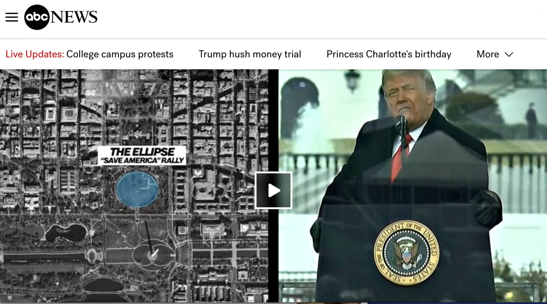 Jan. 6th insurrection video timeline for ABC News