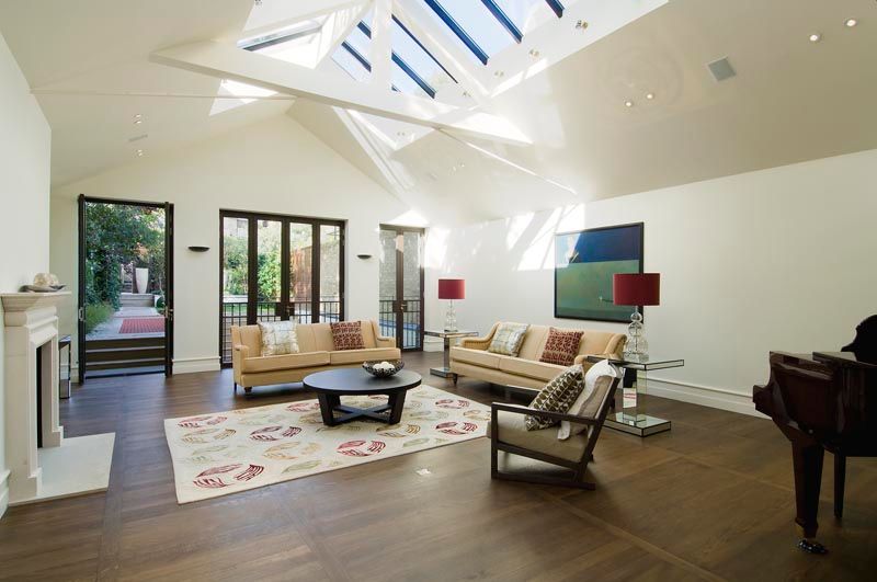 Kensington Residence lounge with Fumed Oak Product with an Oil Finish flooring fitted