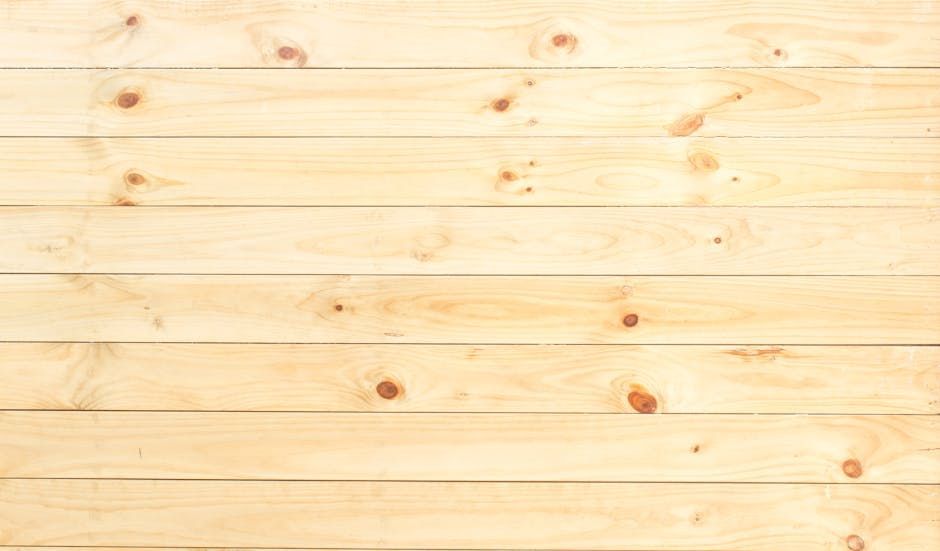 Light wood planks with knots, horizontally arranged.