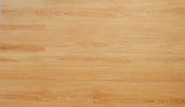 Light brown wood-look flooring with horizontal planks and visible wood grain in Essex.