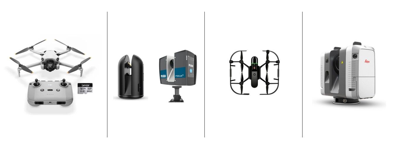 Rilievo Digitale, Nuvola Punti, Laser Scanner, Drone