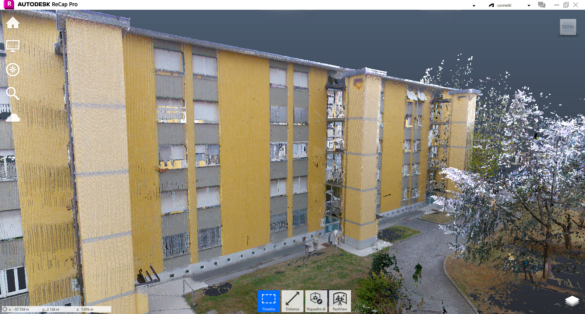Nuvola di Punti, Autodesk Recap-Pro. Discretizzazione, Gestione Nuvola Punti, Rilievo digitale, Workflow BIM