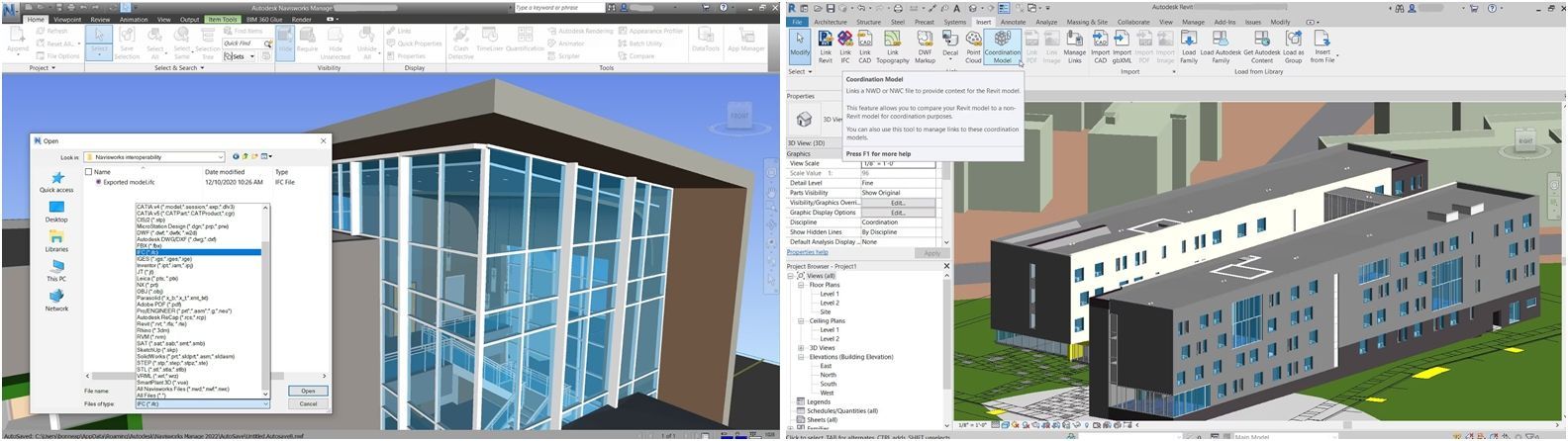 Federazione Modelli BIM NWC Navisworks