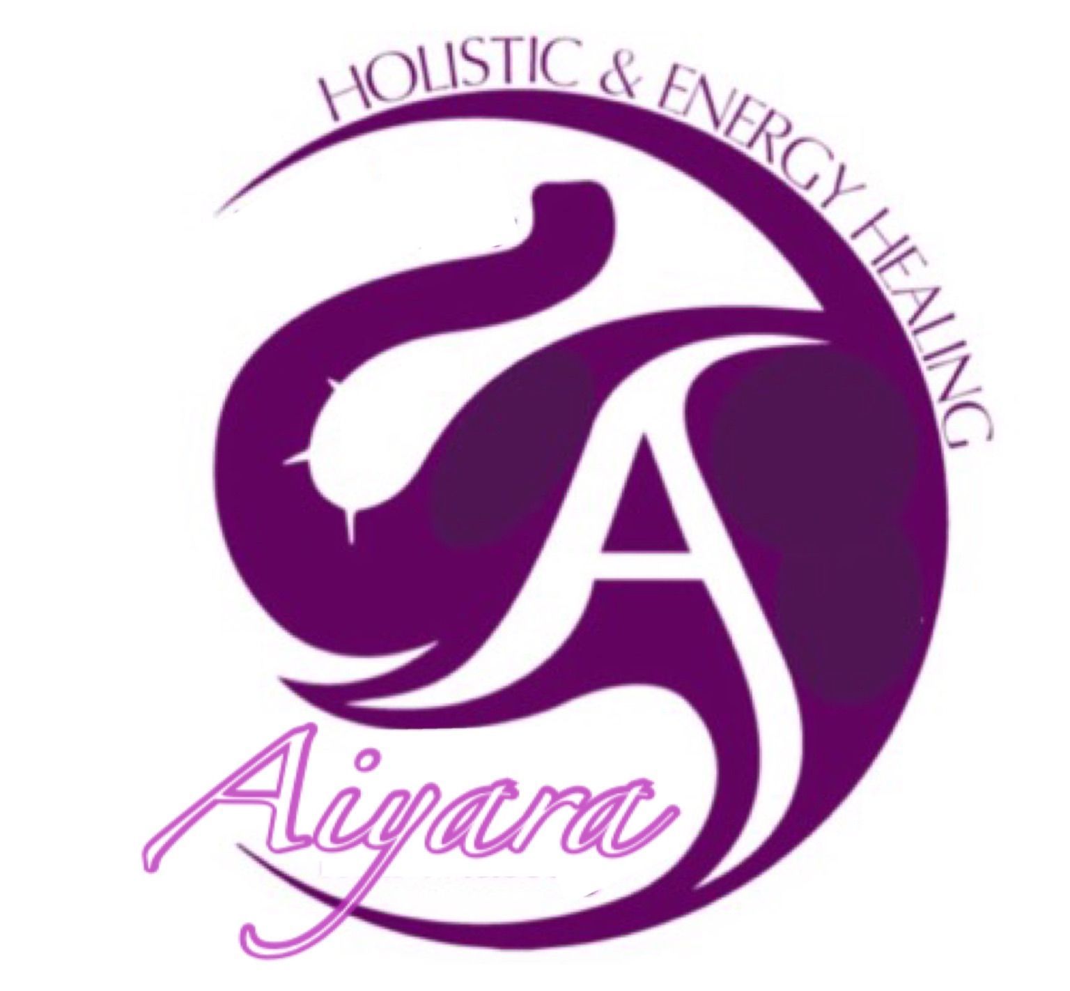 A logo for holistic and energy healing aiyara