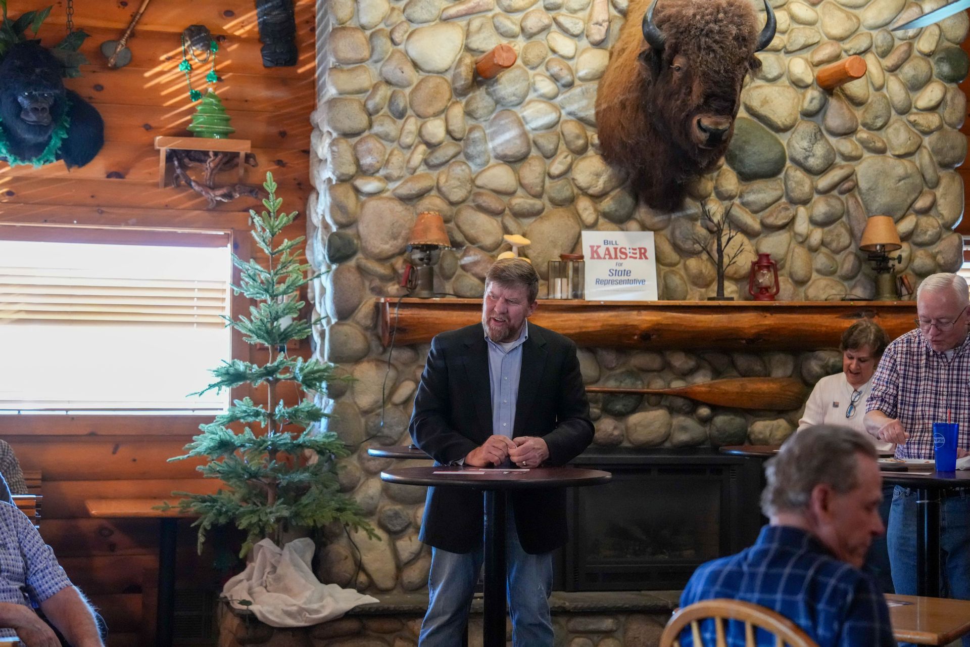 Bill Kaiser speaking at kick off event