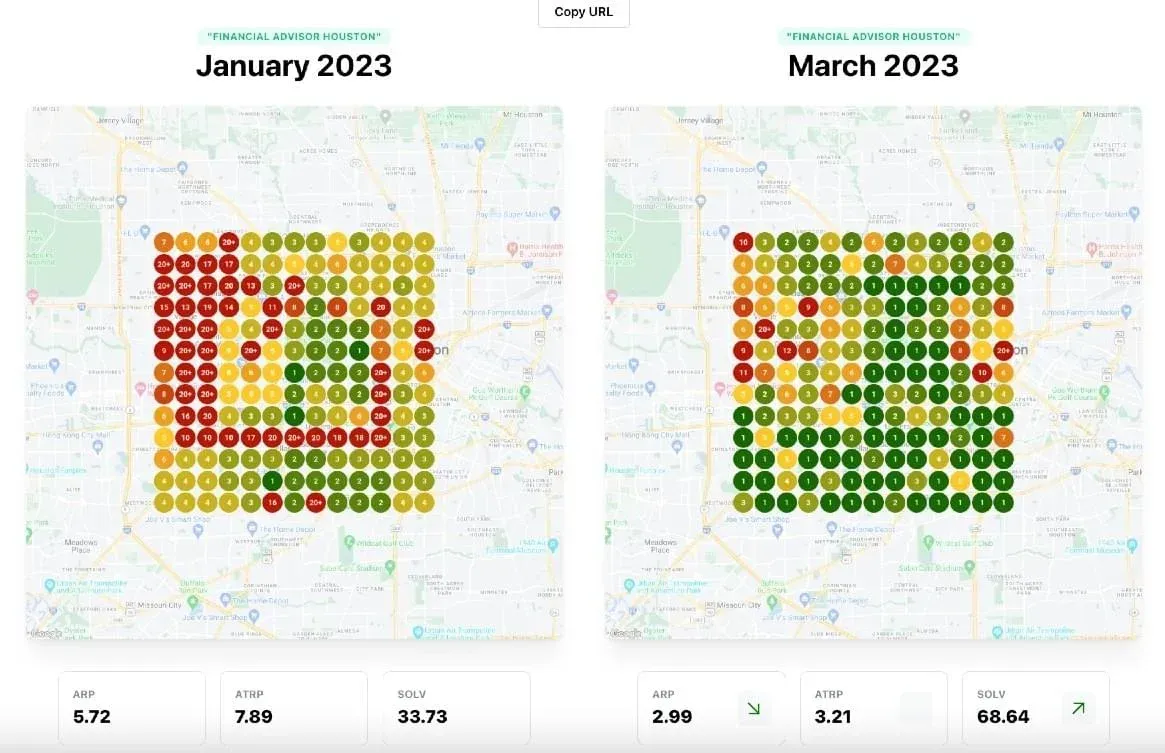 Google Map 3 pack rankings