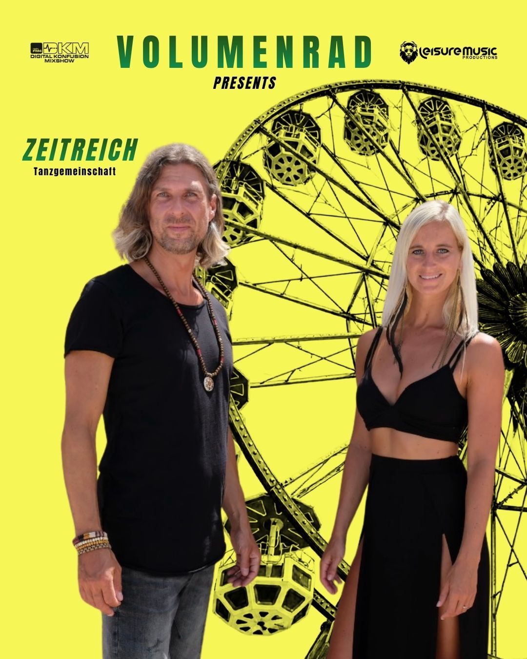 DKM and Liesure Musice present VOLUMENRAD! A weekly Friday event featuring deejays from all over Europe! 