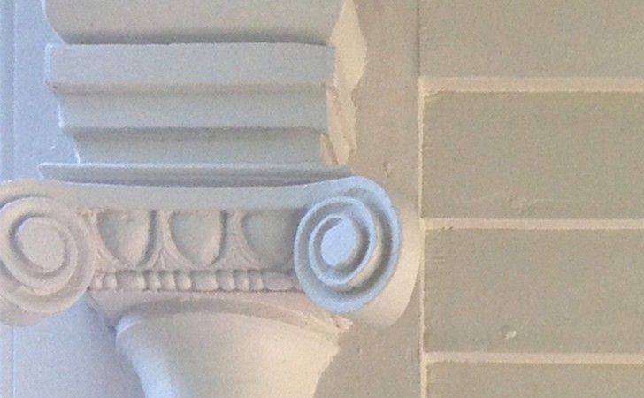 Historic column restoration at Yale's Lewis Walpole Library — coatings and painting by Cenaxo