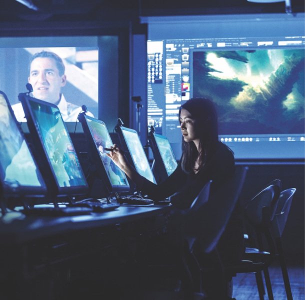 Bên trong phòng thực hành Học viện thiết kế truyền thông The One Academy