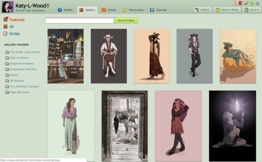 Những tác phẩm của Katy L Wood đăng trên DevianArt