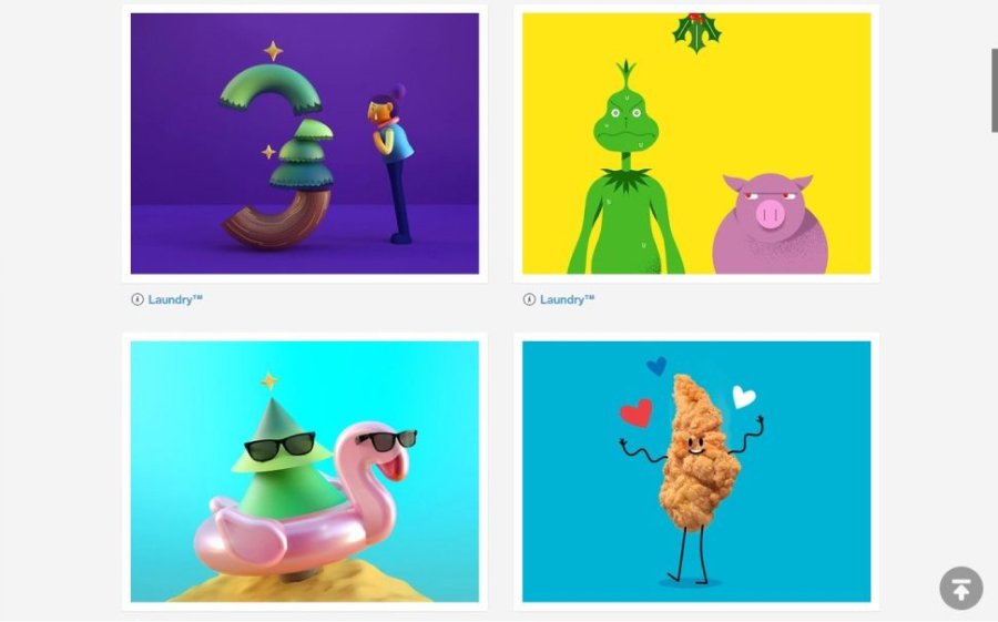 Một số sản phẩm đồ họa của các Artist và Designer trên Dribbble