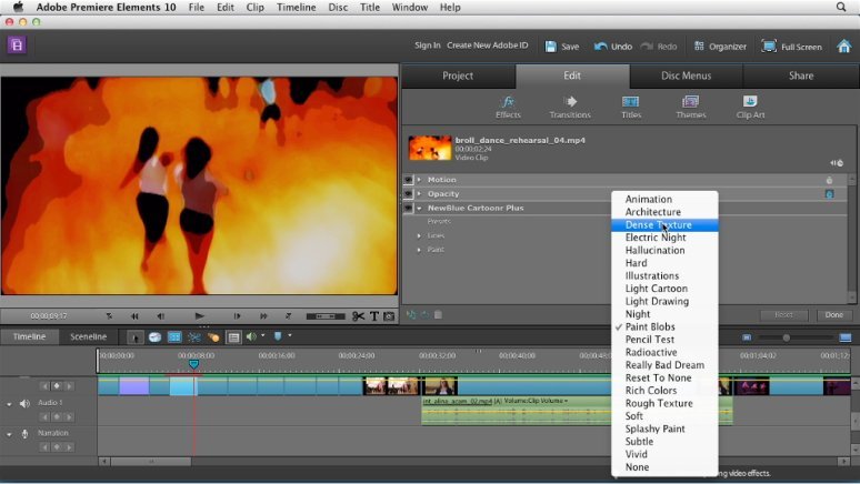 Giao diện làm việc Adobe Premiere Elements Giao diện làm việc Adobe Premiere Elements