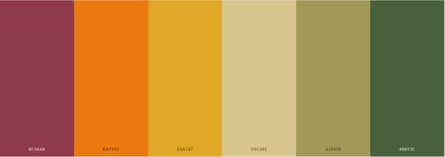 Bảng màu Country Autumn