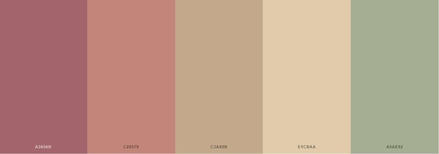 Bảng màu Emotional In Autumn