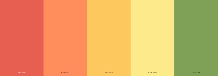 Bảng màu Autumn Garden