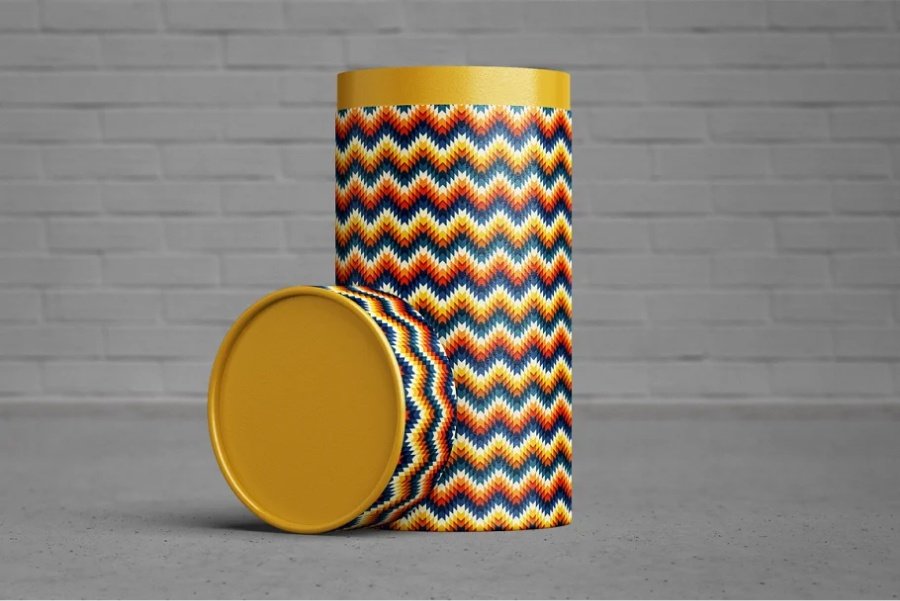 Tube / Can Packaging Mock-Up