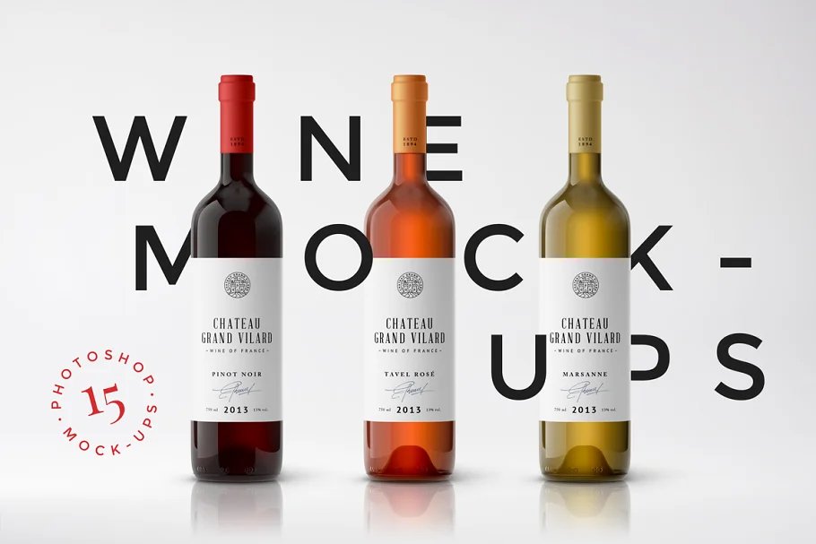Wine Packaging Mockup