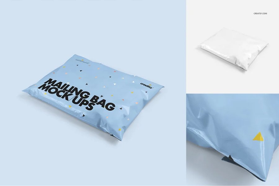Mailing Bag Mockup Set