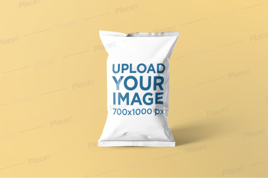 Plastic Bag Packaging Mock up
