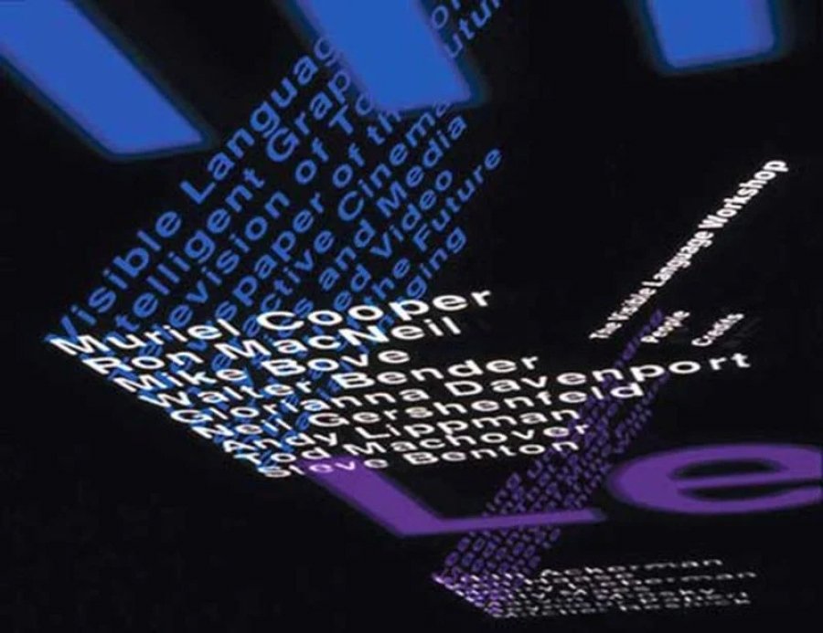 Một thiết kế 3D của Muriel Cooper Một thiết kế 3D của Muriel Cooper