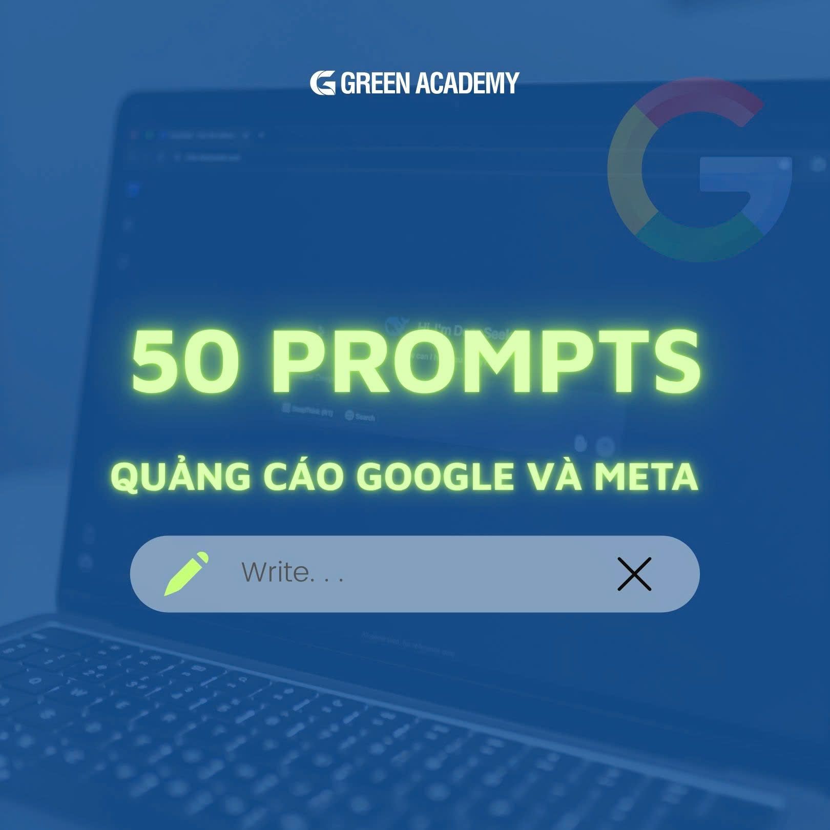 50 prompts quảng cáo Google và Meta