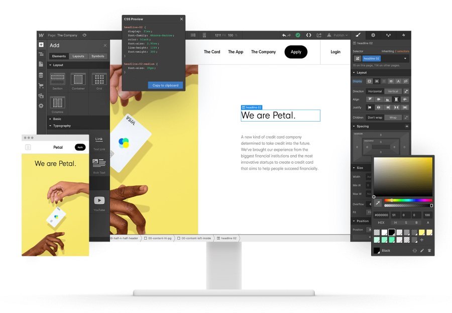 Webflow hoạt động đa nền tảng