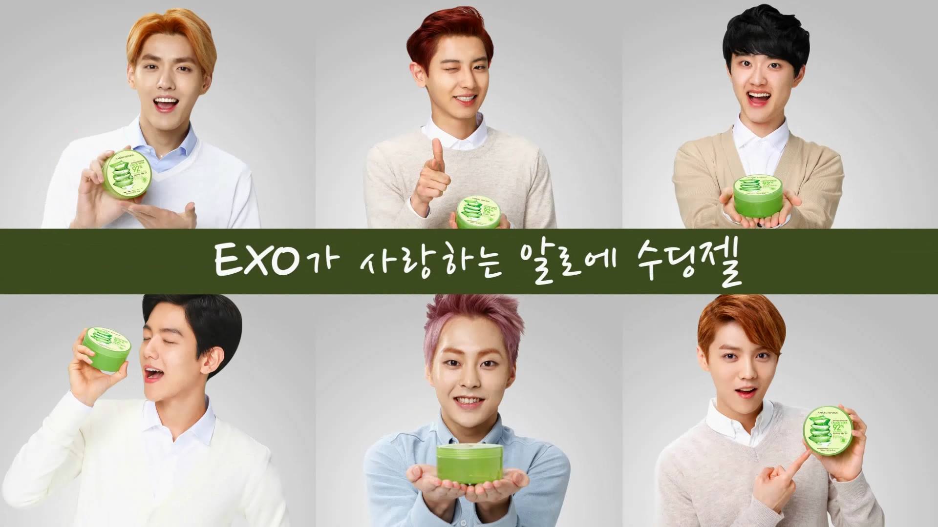 EXO từng là đại sứ thương hiệu của Nature Republic