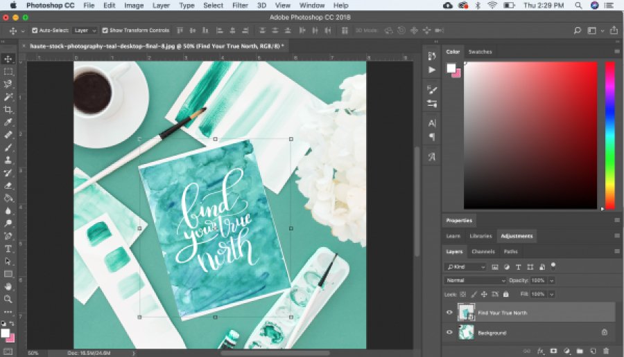 Căn chỉnh file artwork