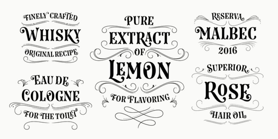 Font chữ Classic serif