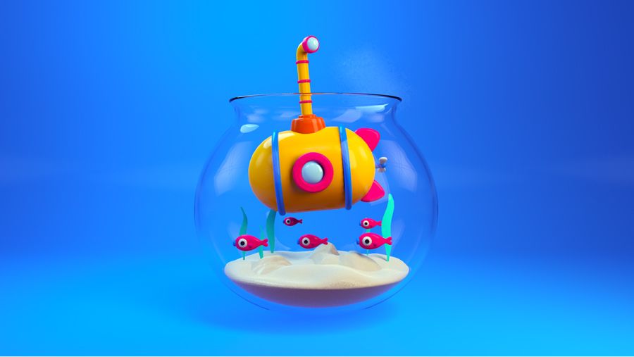 Hình cắt trong một đoạn 3D Animation dựng bằng Cinema 4D Hình cắt trong một đoạn 3D Animation dựng bằng Cinema 4D