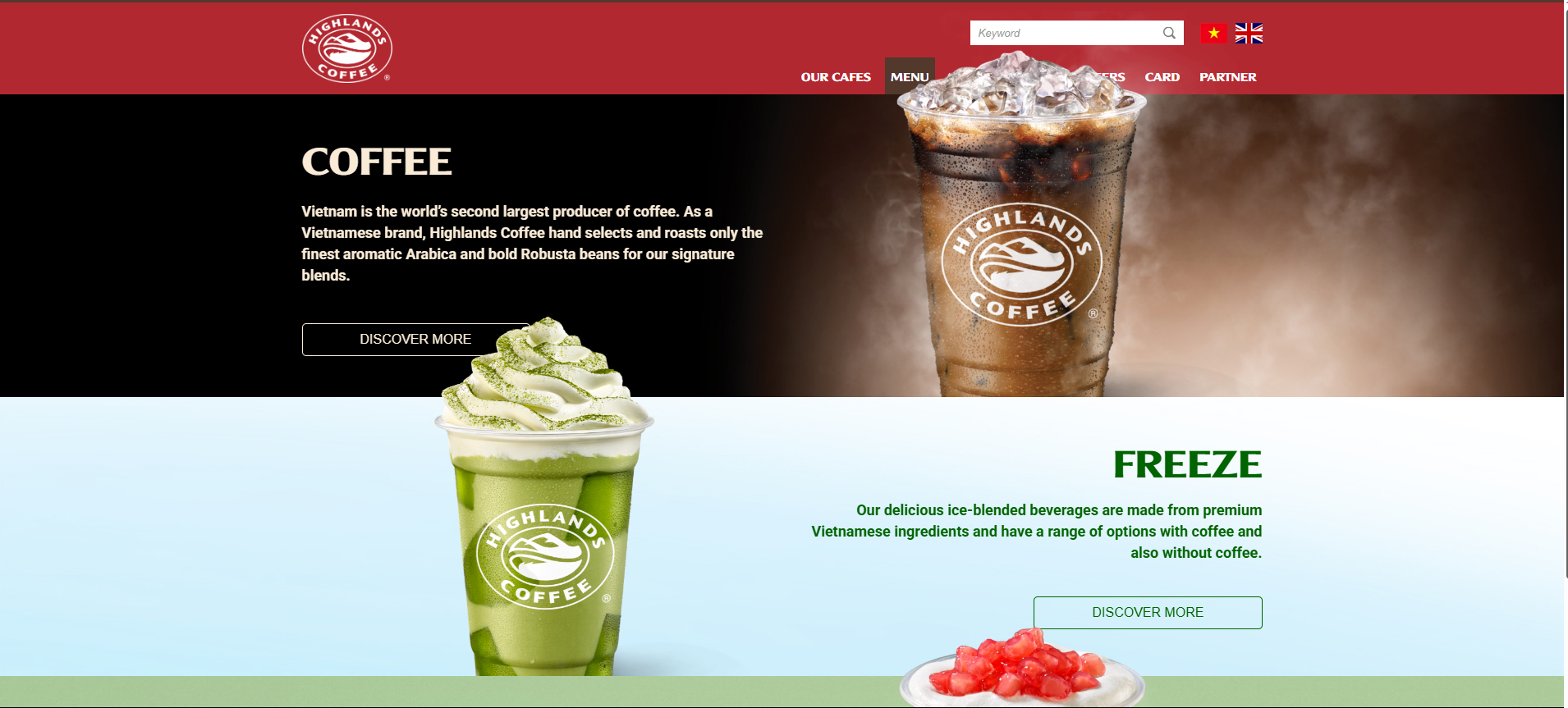 Website của Highlands